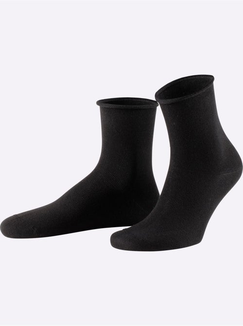 Socquettes Pour Dames Qualité Coton - Taille Standard - Witt - Lot de 5 - Kiabi