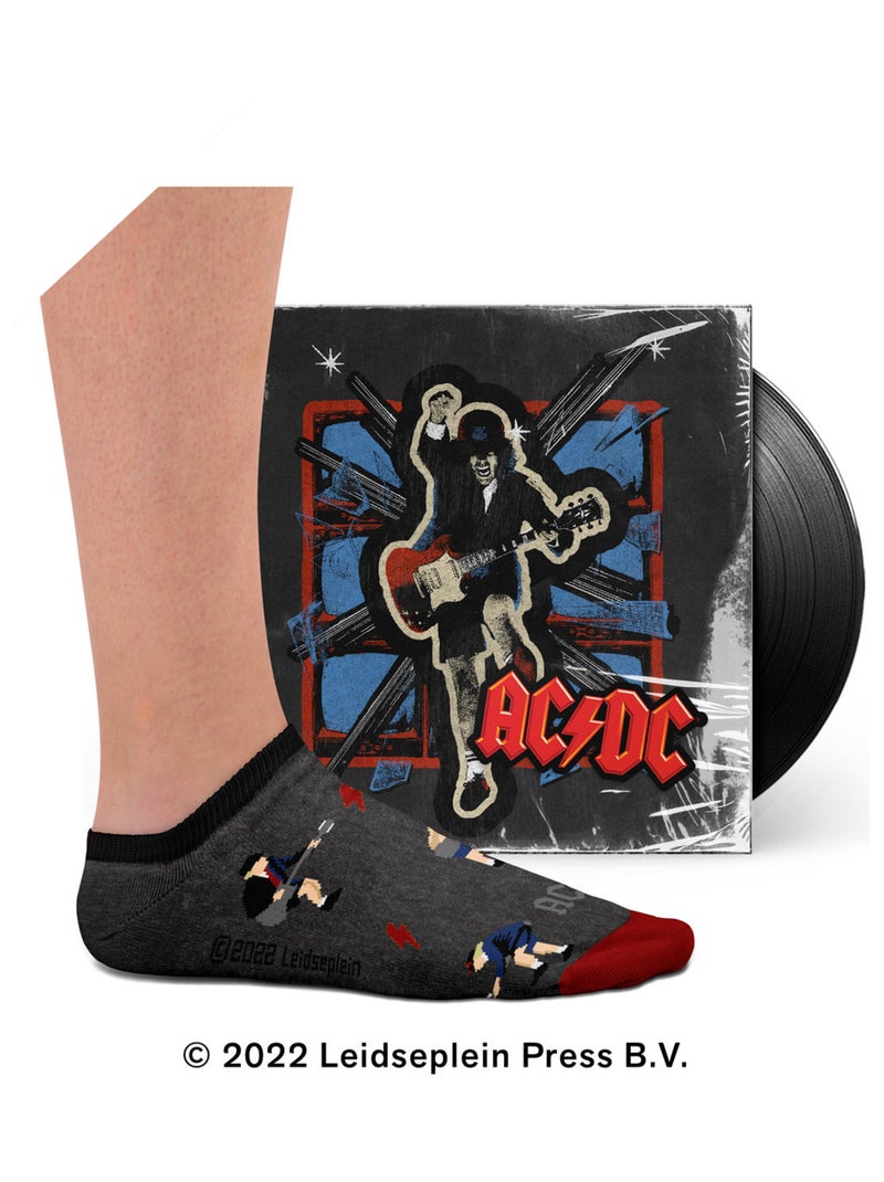 Socquettes Sock Affairs Angus Young Noir - Kiabi
