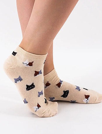 Socquettes Têtes de Chats