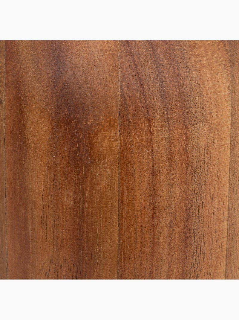 Soliflore en bois d'acacia SIERA Blanc - Kiabi