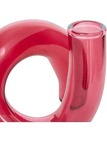 Soliflore tubulaire en verre cheri