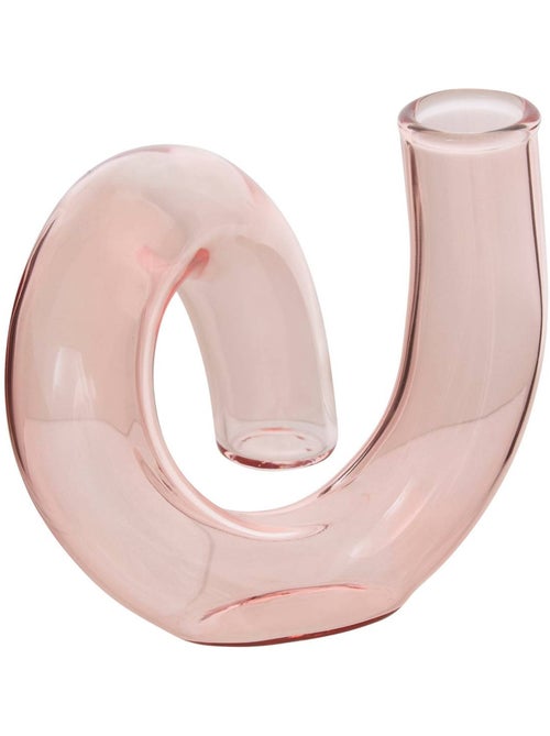 Soliflore tubulaire en verre cheri - Kiabi