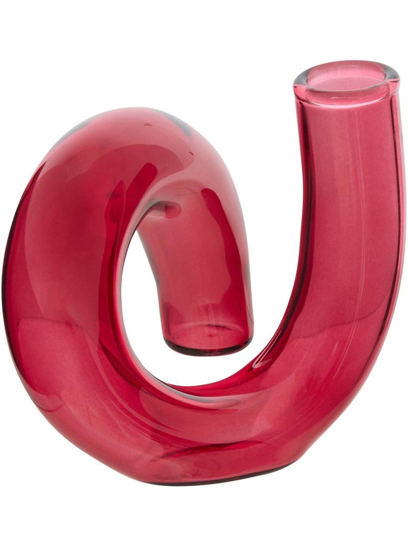 Soliflore tubulaire en verre cheri Rose - Kiabi
