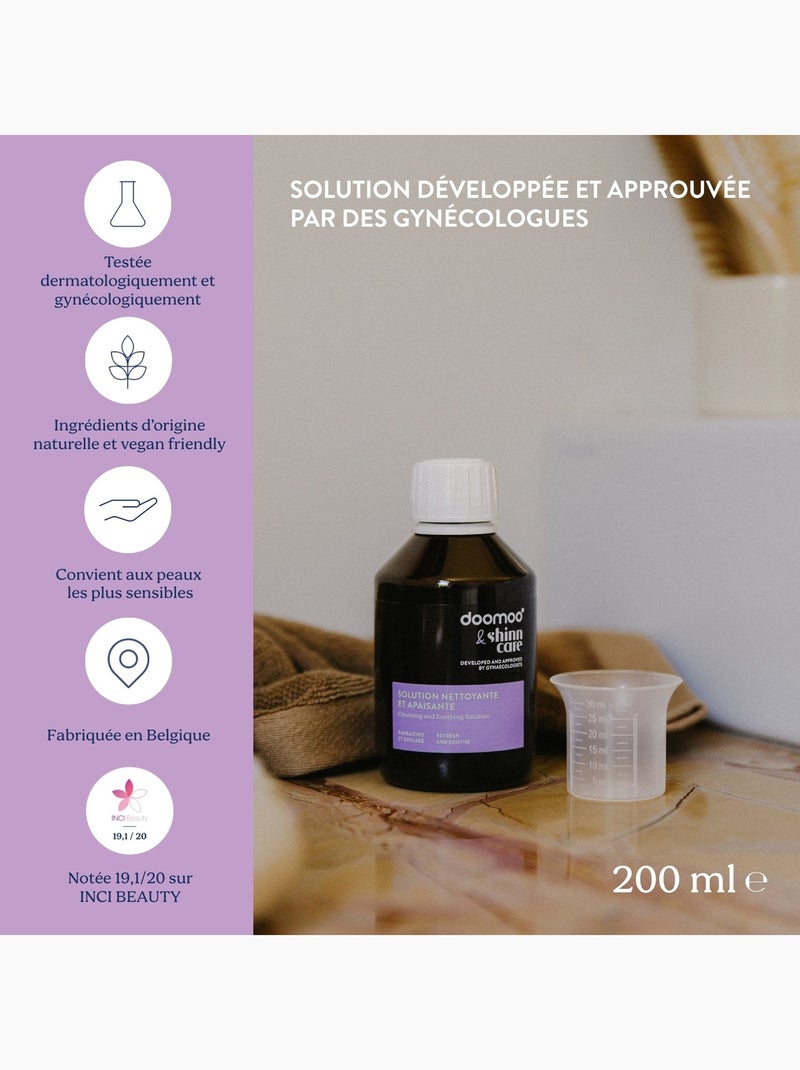 Solution nettoyante et apaisante 200 ml 'Doomoo & Shinncare' Multicolore - Kiabi