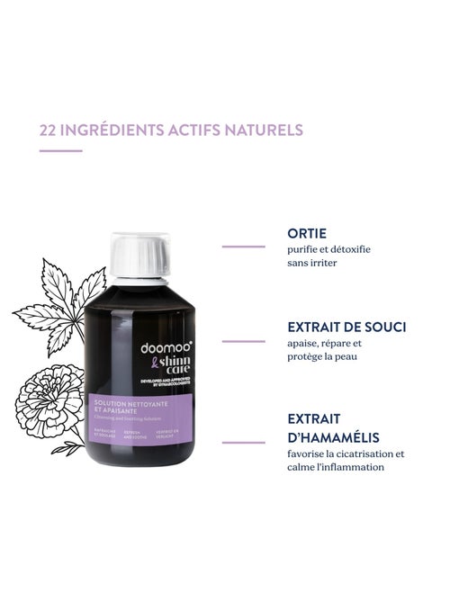 Solution nettoyante et apaisante 200 ml 'Doomoo & Shinncare' - Kiabi