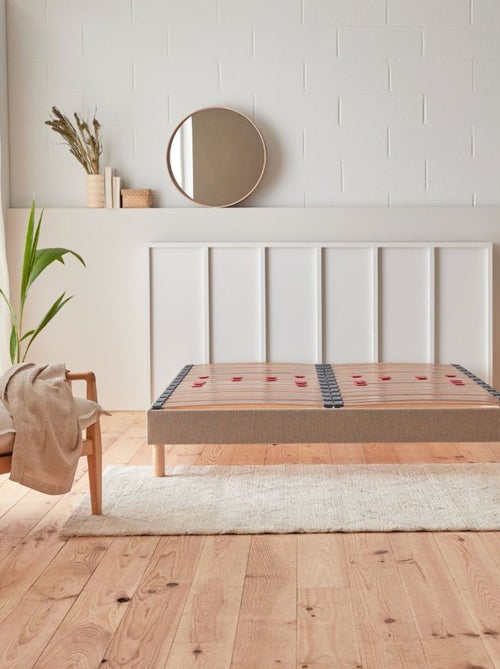 Sommier à lattes tissu déco - Kiabi