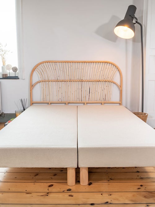 Sommier double écologique en lin - toutes tailles - Kiabi