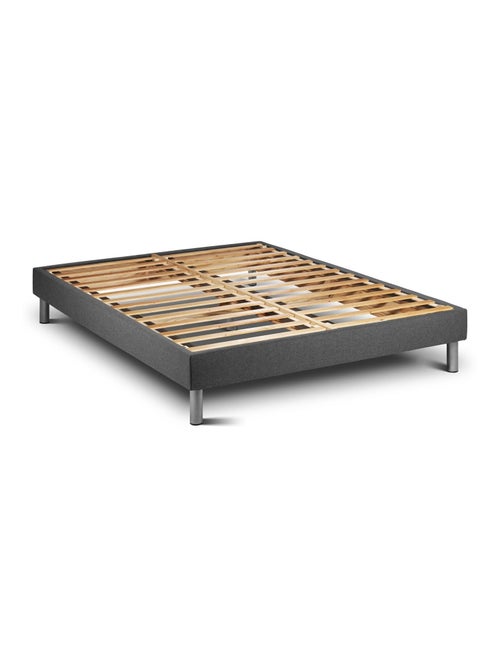 Sommier KIT VITAL'SOM Gris 160 x 200 cm - Kiabi
