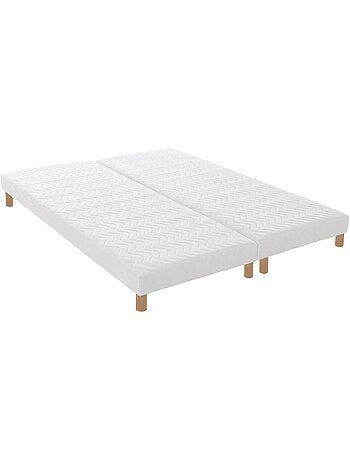 Sommier lattes blanc - 2x90 x 200 cm