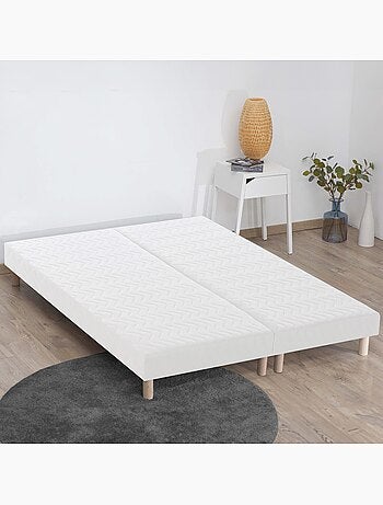 Sommier lattes blanc - 2x90 x 200 cm