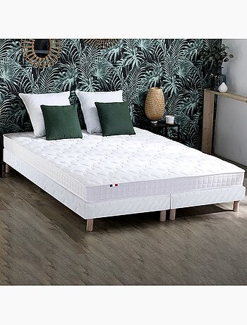 Sommier lattes blanc - 2x90 x 200 cm