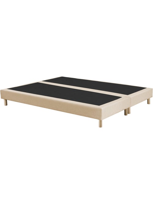 Sommier tapissier à lattes fixes, couchage ferme, soutien optimal - Sommier - Beige - Kiabi