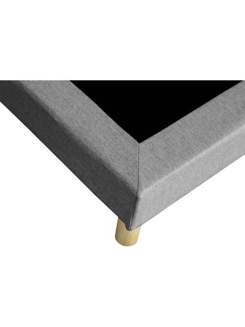 Sommier tapissier à lattes fixes, couchage ferme, soutien optimal  , Sommier - Gris chiné - Kiabi