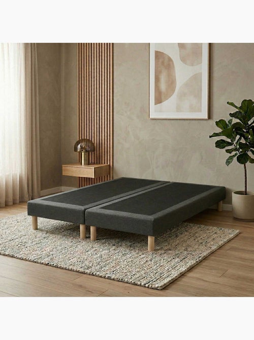 Sommier tapissier à lattes fixes, couchage ferme, soutien optimal , Sommier - Gris Foncé - Kiabi Sommier tapissier à lattes fixes, couchage ferme, soutien optimal , Sommier - Gris Foncé - Kiabi