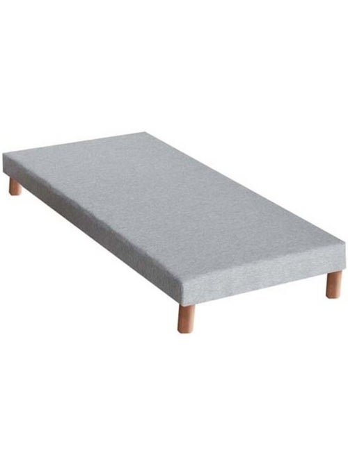 Sommier tapissier à lattes gris chiné Made in France - 90 x 190 cm - Kiabi Sommier tapissier à lattes gris chiné Made in France - 90 x 190 cm - Kiabi