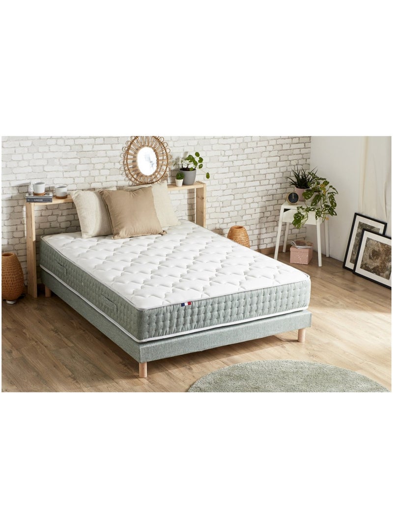 Sommier tapissier à lattes vert celadon made in France - 2x90 x 200 cm Vert - Kiabi
