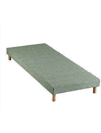 Sommier tapissier à lattes vert celadon made in France - 90 x 200 cm