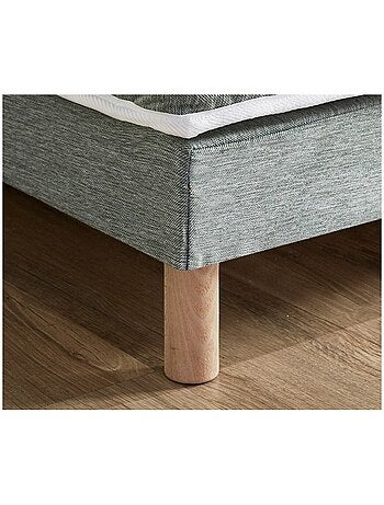 Sommier tapissier à lattes vert celadon made in France Dimensions - 90 x 200 cm