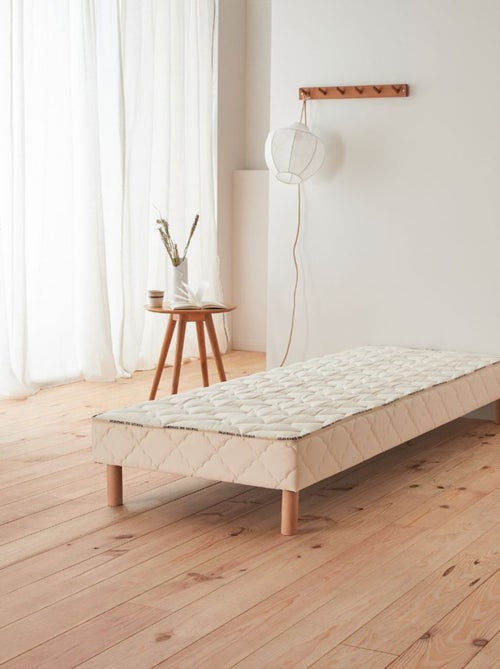 Sommier tapissier lattes fixes - Kiabi