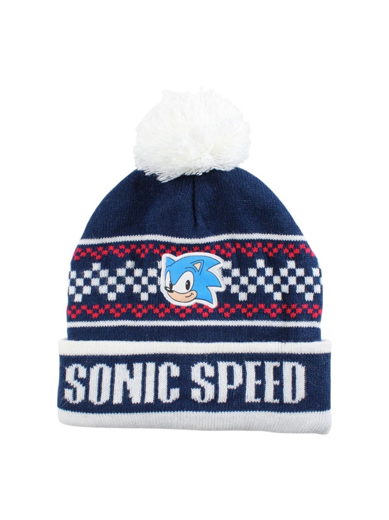Sonic - Bonnet gants snood Sonic garçon Bleu - Kiabi