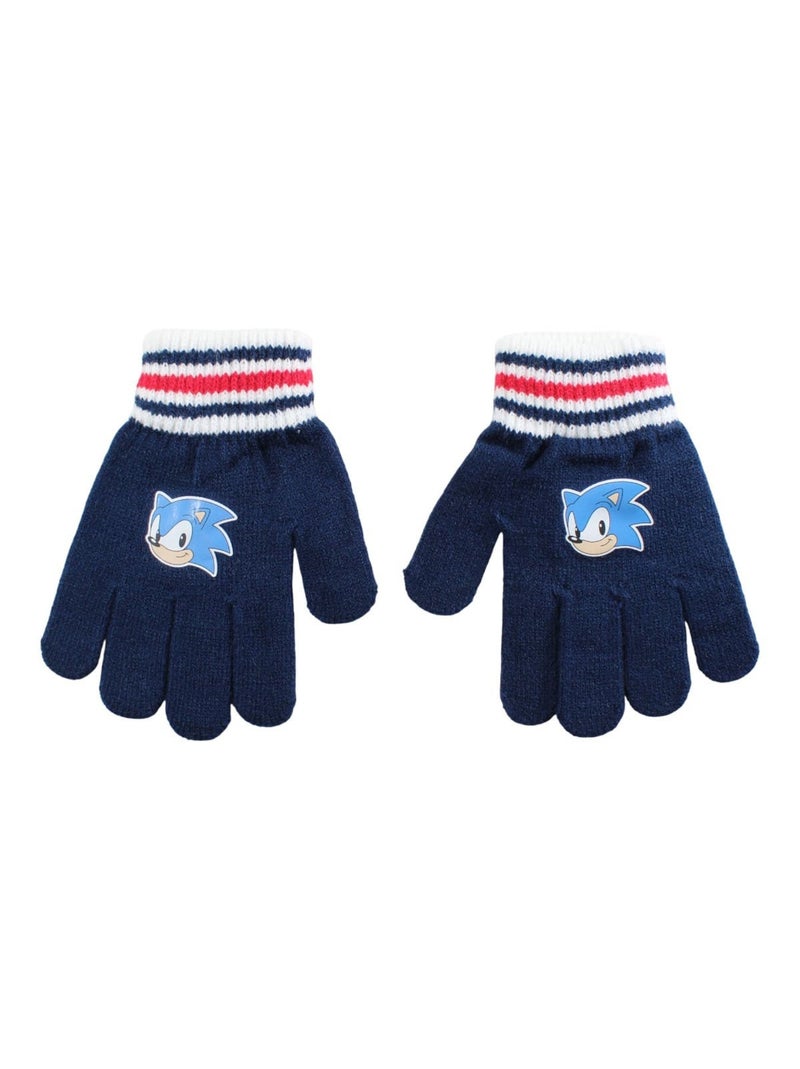 Sonic - Bonnet gants snood Sonic garçon Bleu - Kiabi