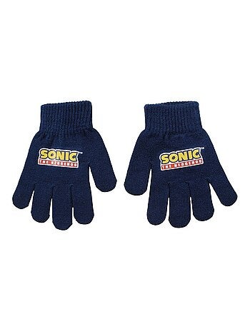 Sonic - Bonnet gants Sonic garçon