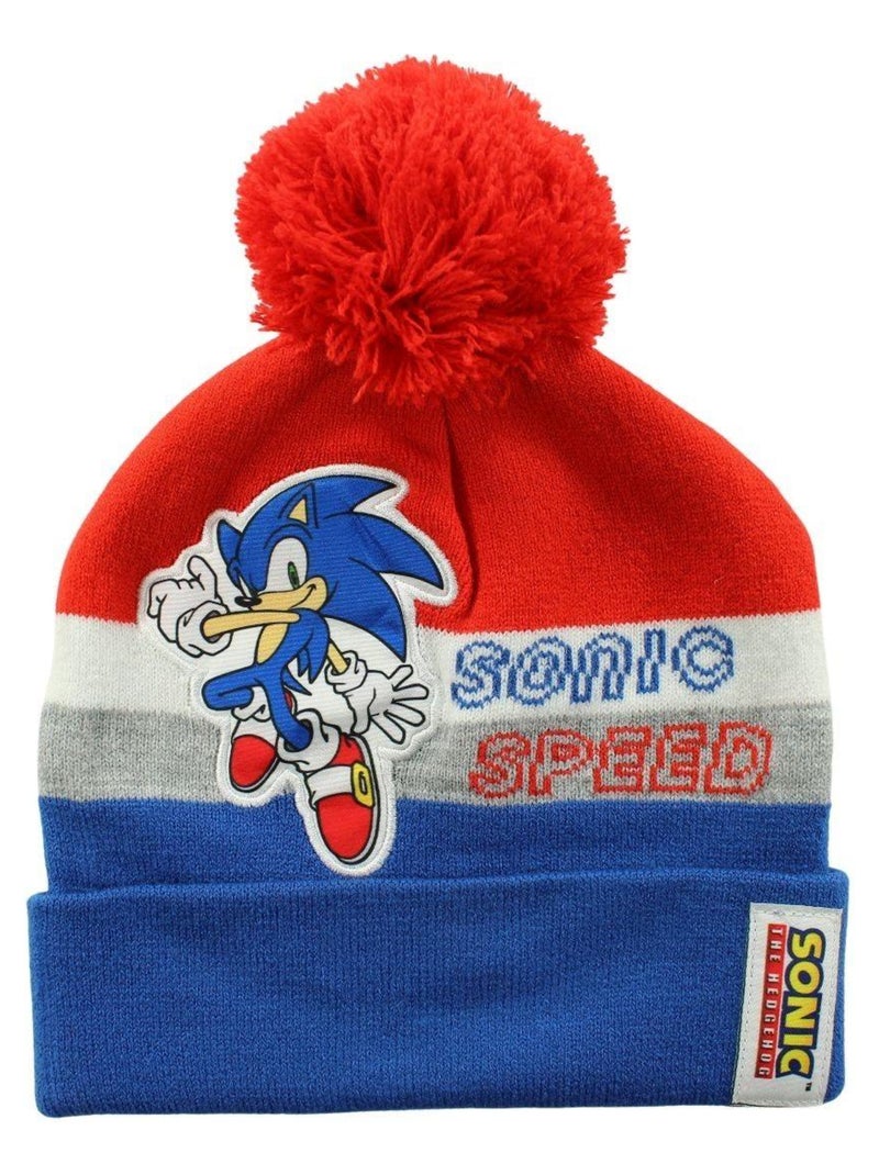 Sonic - Bonnet imprimé Spiderman Rouge - Kiabi