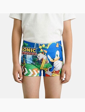 Sonic - Boxer de bain enfant à motif