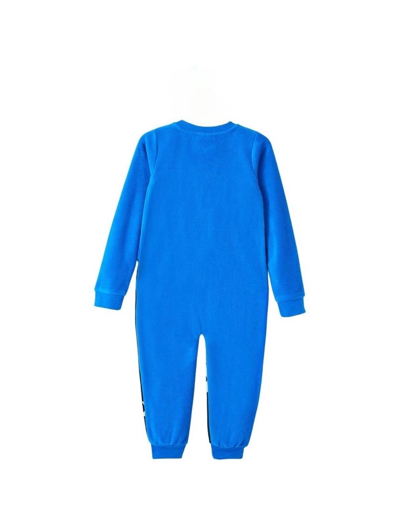 Sonic - combinaison polaire zippée imprimée, manches longues Bleu marine - Kiabi