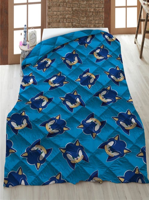 Sonic - Couette Imprimée Enfant Réversible THE HEDGEHOG - Couverture 140x200 cm - Kiabi