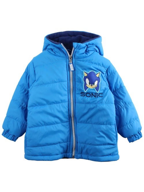 Sonic - doudoune matelassée zippée à capuche imprimée - Kiabi Sonic - doudoune matelassée zippée à capuche imprimée - Kiabi