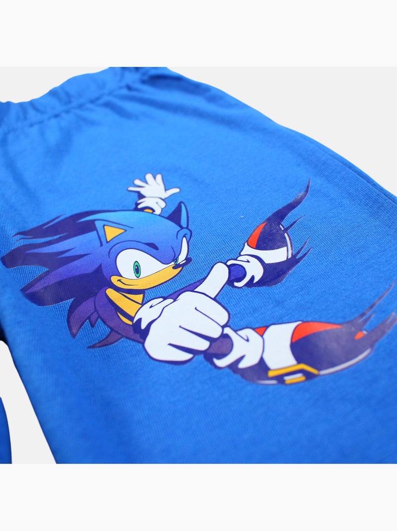 Sonic - Ensemble garçon débardeur et short Bleu marine - Kiabi