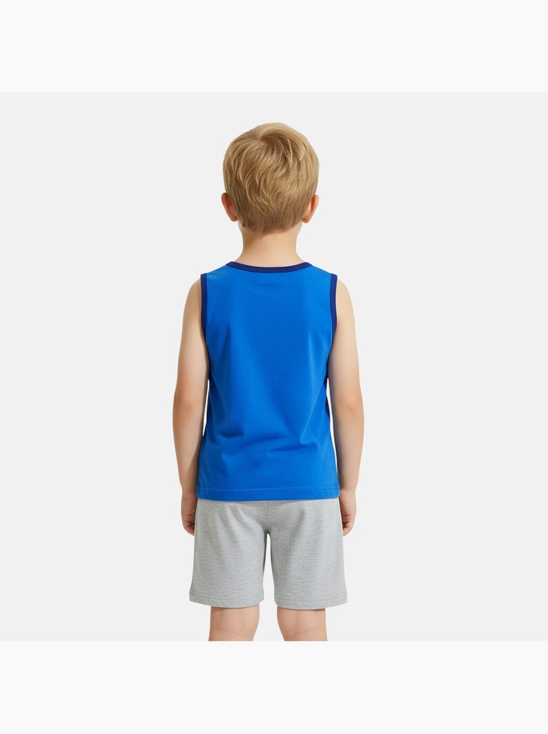 Sonic - Ensemble garçon débardeur et short Bleu - Kiabi