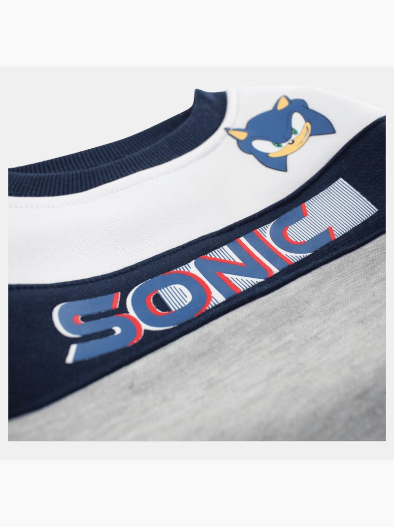 Sonic - ensemble sweat et pantalon de jogging imprimés Gris - Kiabi