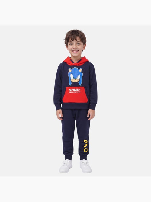 Sonic - ensemble sweat et pantalon de jogging imprimés, poche kangourou - Kiabi Sonic - ensemble sweat et pantalon de jogging imprimés, poche kangourou - Kiabi