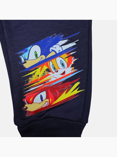 Sonic - ensemble sweat et pantalon de jogging imprimés, poche kangourou et finitions bord-côte - Kiabi Sonic - ensemble sweat et pantalon de jogging imprimés, poche kangourou et finitions bord-côte - Kiabi