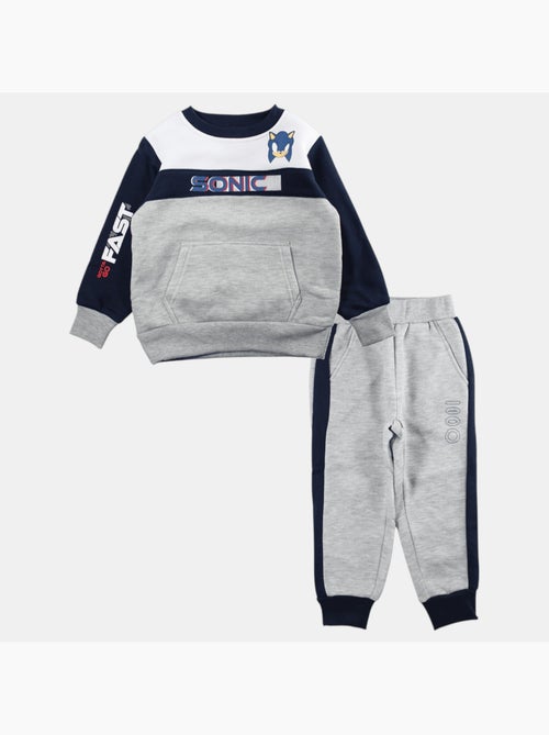 Sonic - Ensemble Sweat et pantalon de jogging Sonic garçon - Kiabi