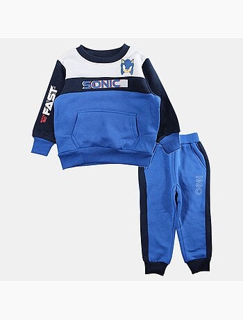 Sonic - Ensemble sweat et pantalon jogging garçon à imprimé