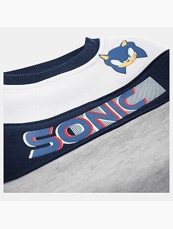 Sonic - Ensemble sweat et pantalon jogging garçon à imprimé