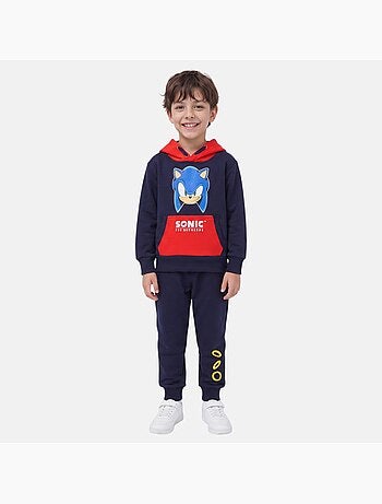 Sonic - ensemble sweat kangourou et jogging imprimés