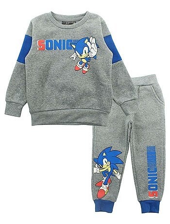 Sonic - Ensemble ​​Sweat pantalon garçon Imprimé Sonic