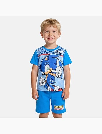 Sonic - Ensemble T-shirt et short avec personnage