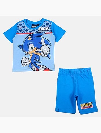 Sonic - Ensemble T-shirt et short avec personnage