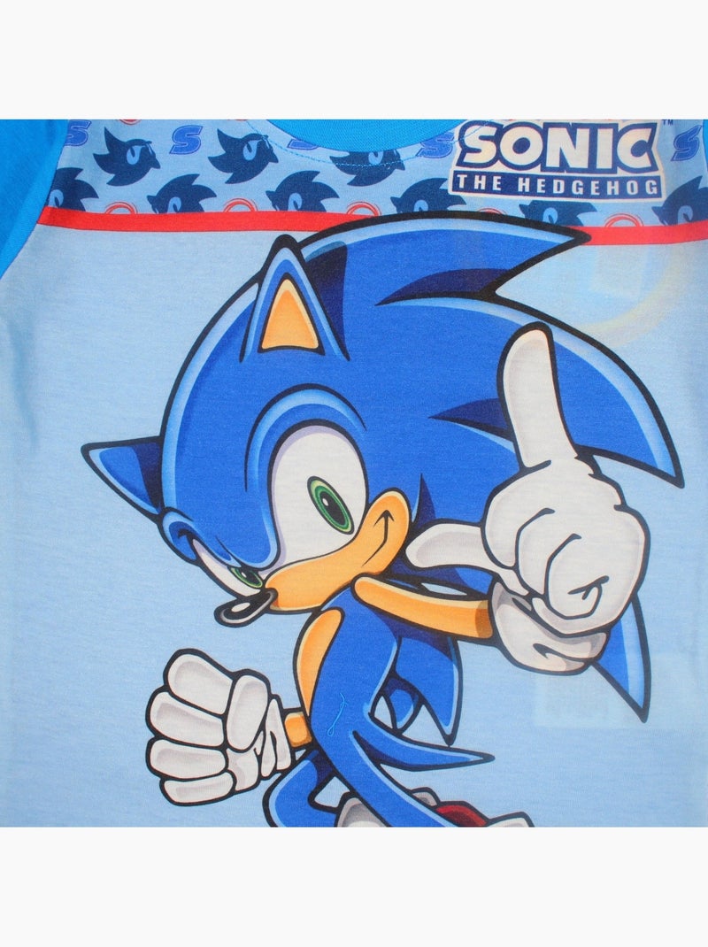 Sonic - Ensemble T-shirt et short avec personnage Bleu - Kiabi