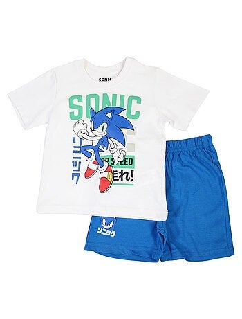 Sonic - Ensemble t-shirt et short garçon à motif