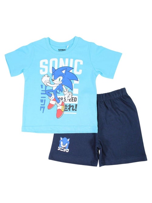 Sonic - Ensemble t-shirt et short garçon à motif - Kiabi