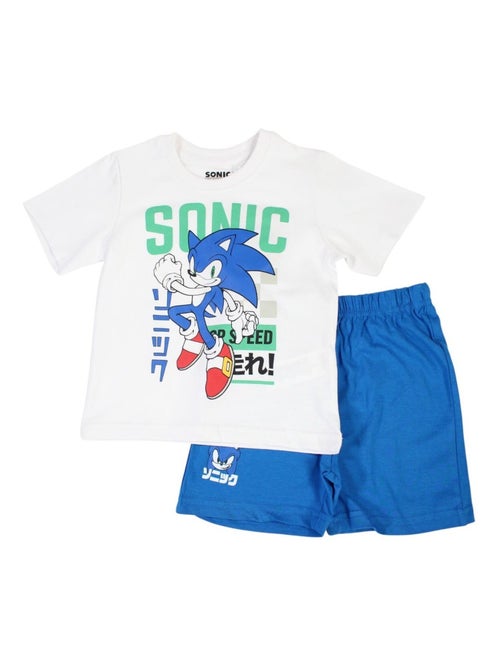 Sonic - Ensemble T-shirt et Short Garçon Sonic - Kiabi