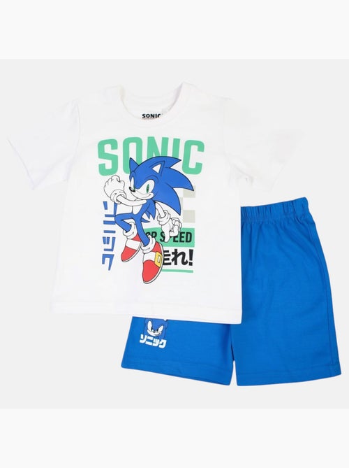 Sonic - Ensemble t-shirt et short gar?on ? motif - Kiabi