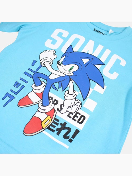 Sonic - Ensemble t-shirt et short gar?on ? motif - Kiabi