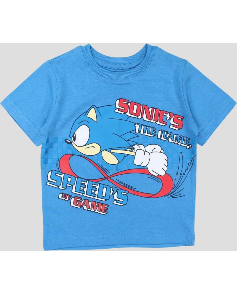 Sonic - Ensemble T-shirt et Short Sonic Bleu - Kiabi